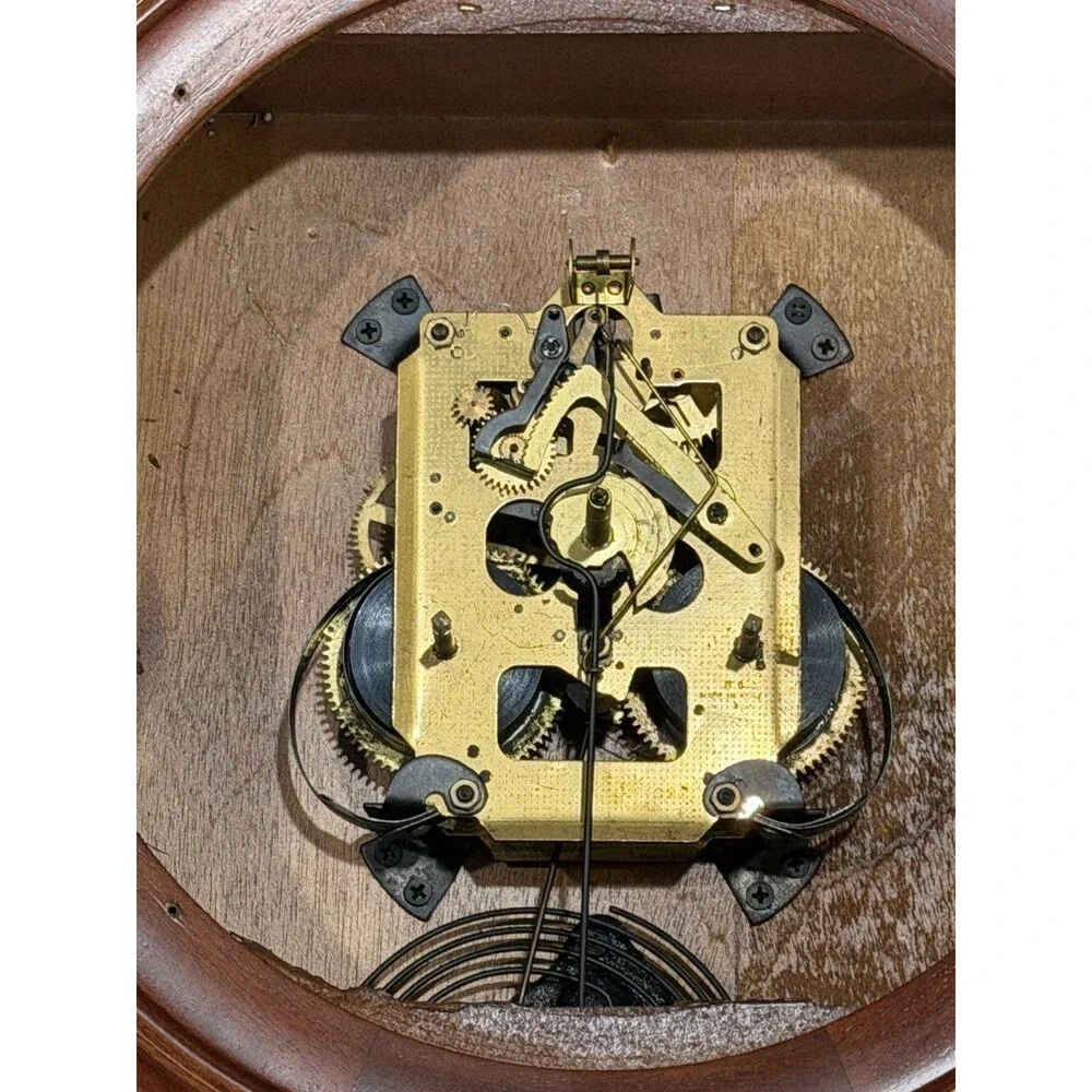 Waltham 31 Day Chime Regulator Mechanical Wall Clock Korea Parts or Repair